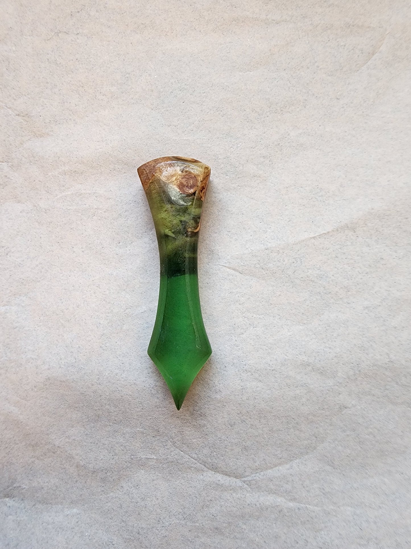 Wood Resin Pendant