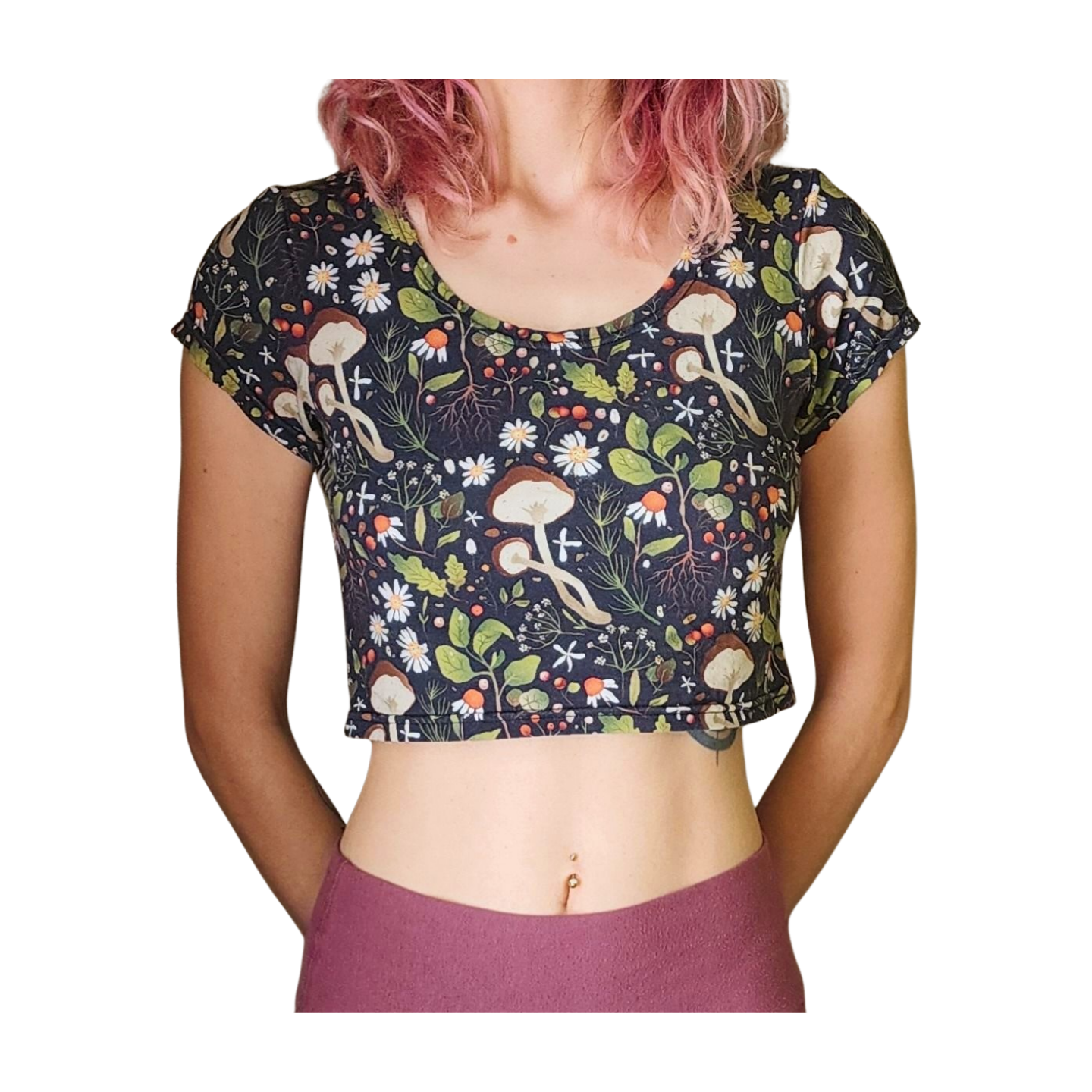 Mushroom Crop Top - Harmonic Threads