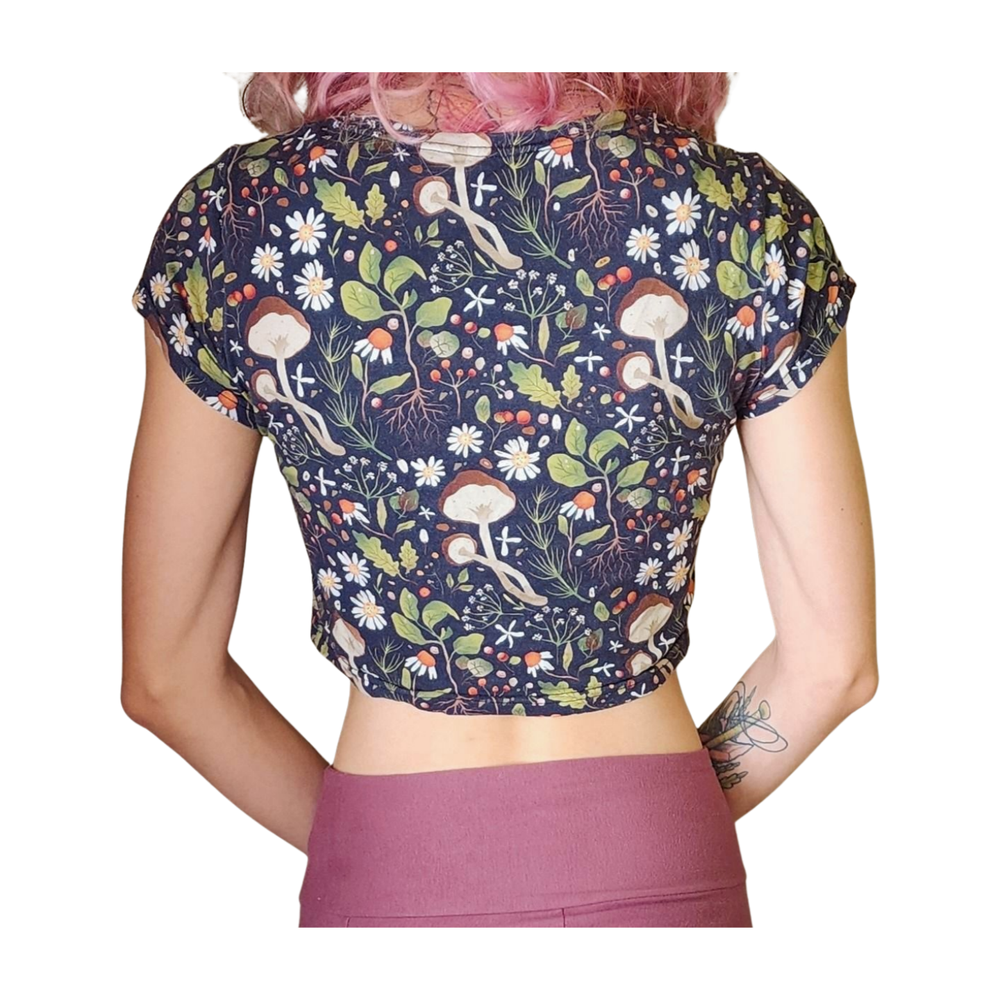 Mushroom Crop Top - Harmonic Threads
