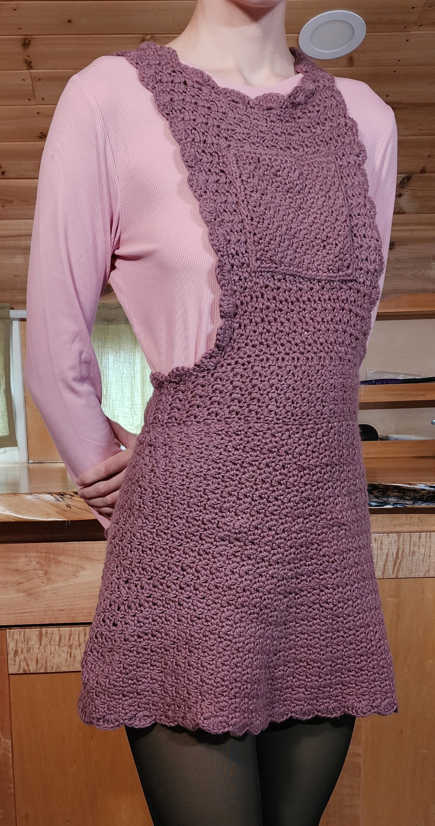 Mauve Pinafore