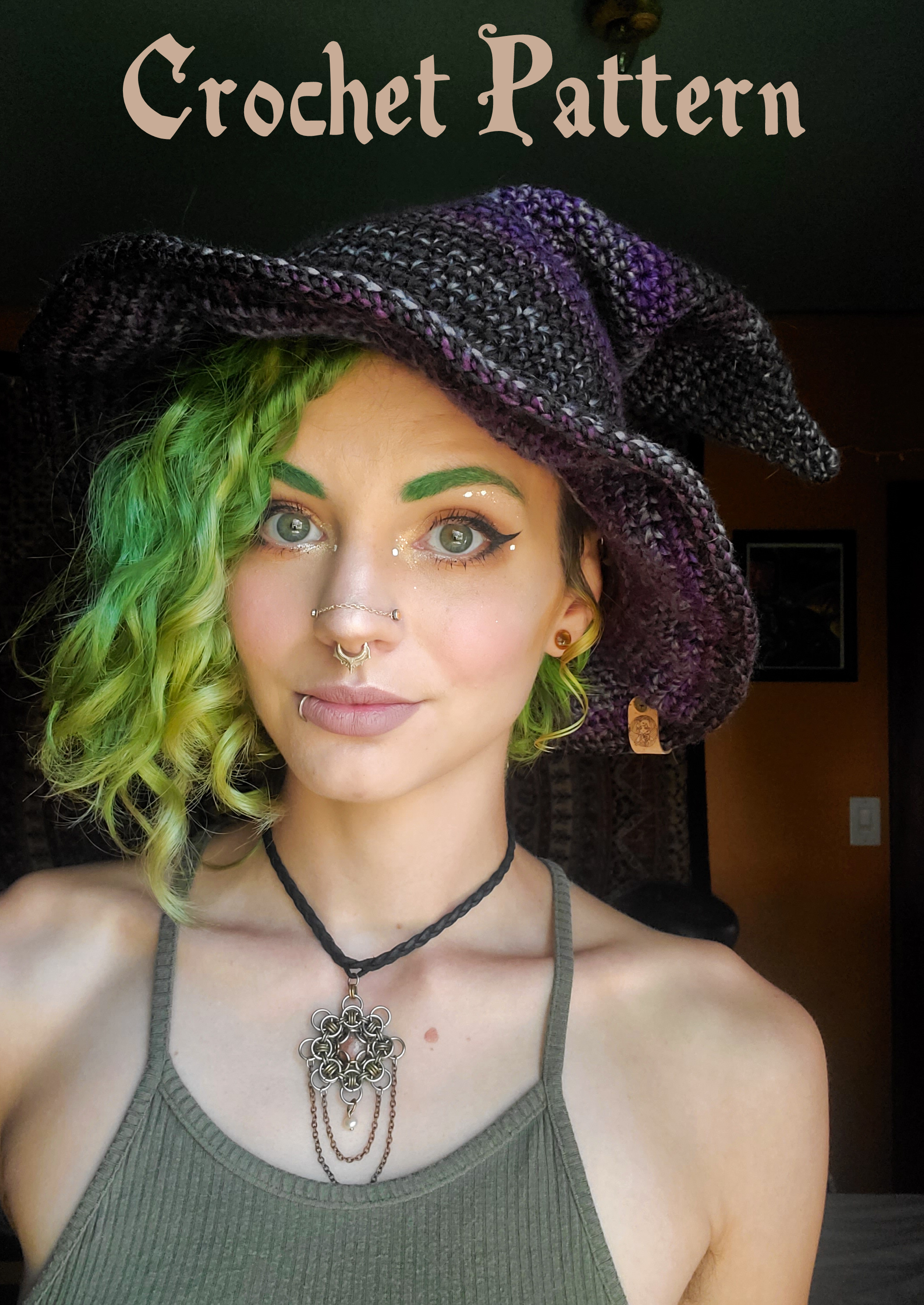 Slouchy Witch Hat Crochet Pattern