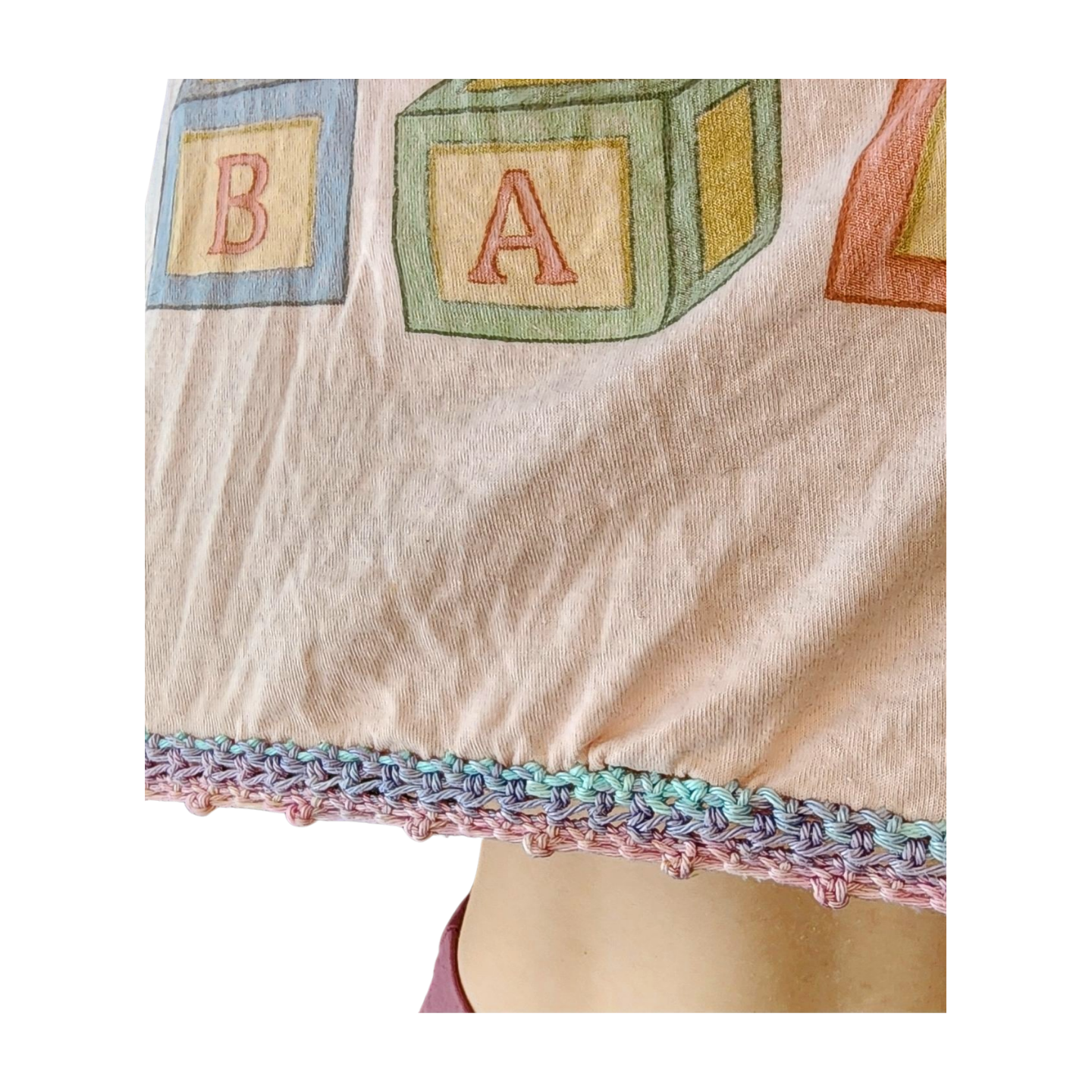 Cry Baby Shirt w/ Crochet Modifcations