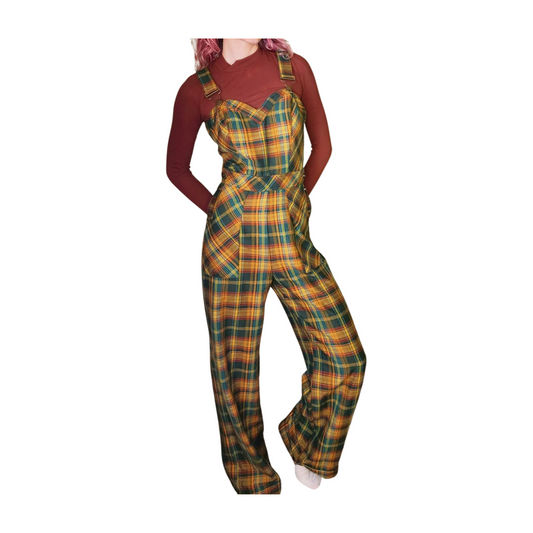 Plaid Overalls - Voodoo Vixen