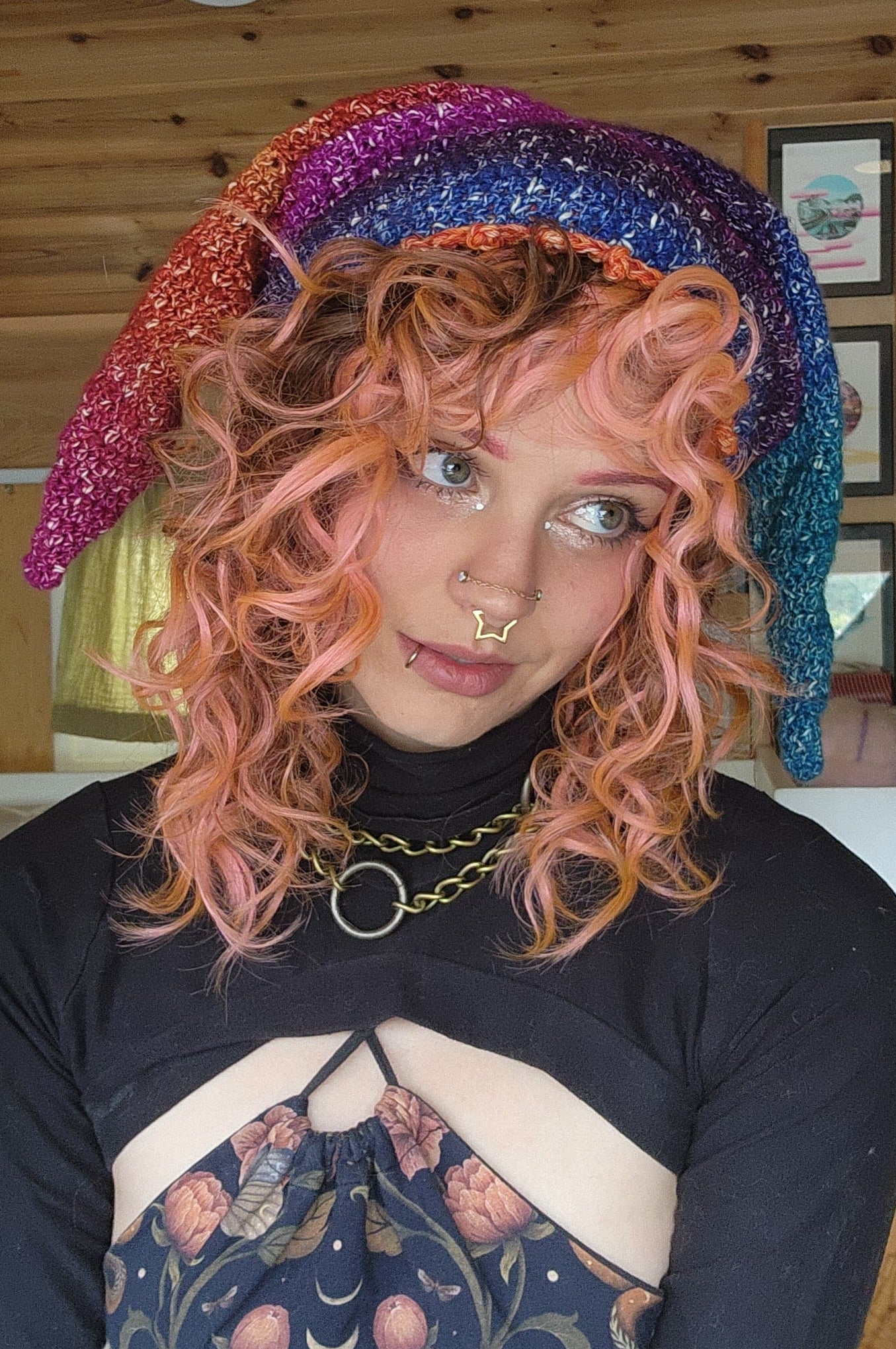 FaeFoolery Cap - Sunset Gradient