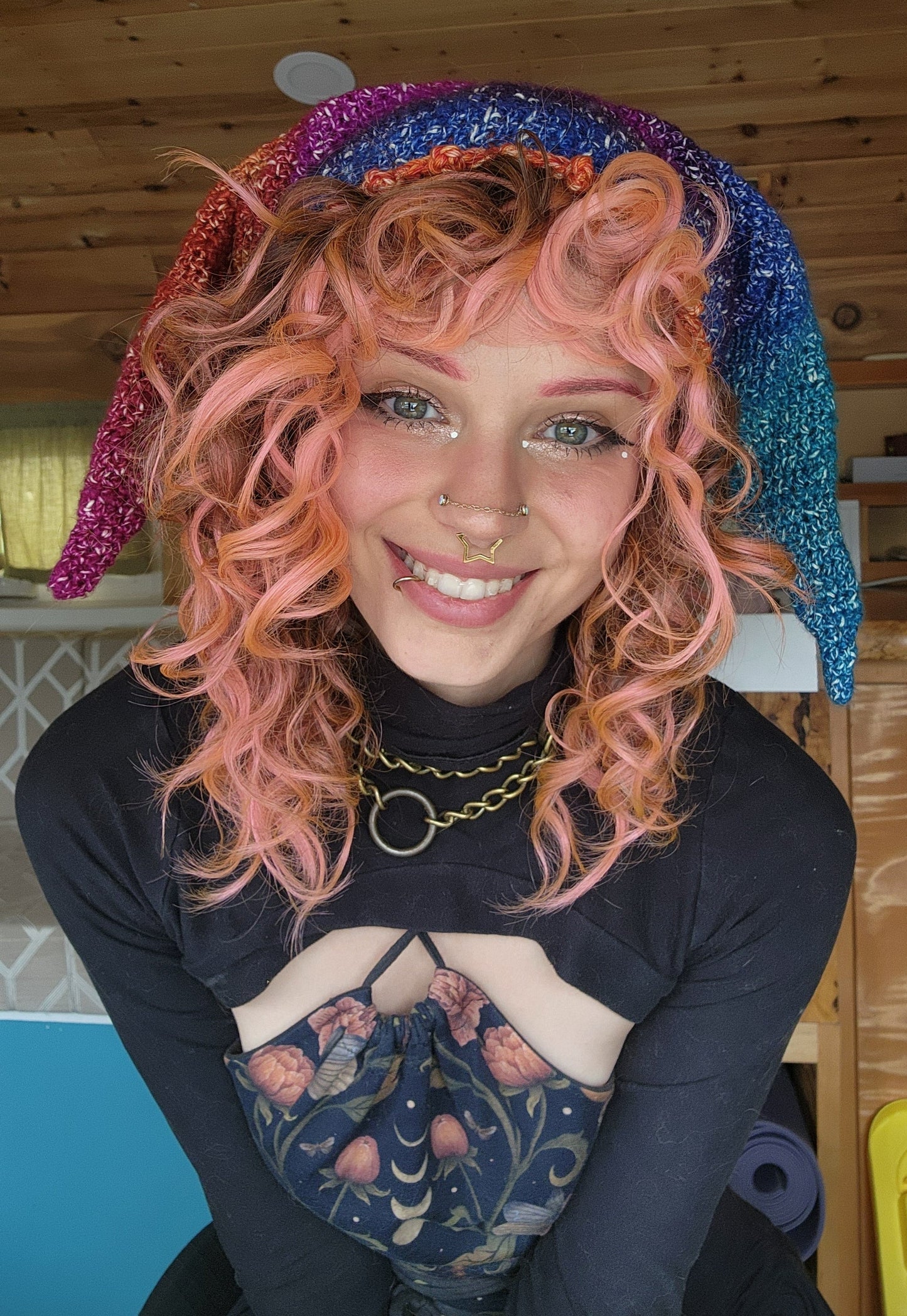 FaeFoolery Cap - Sunset Gradient