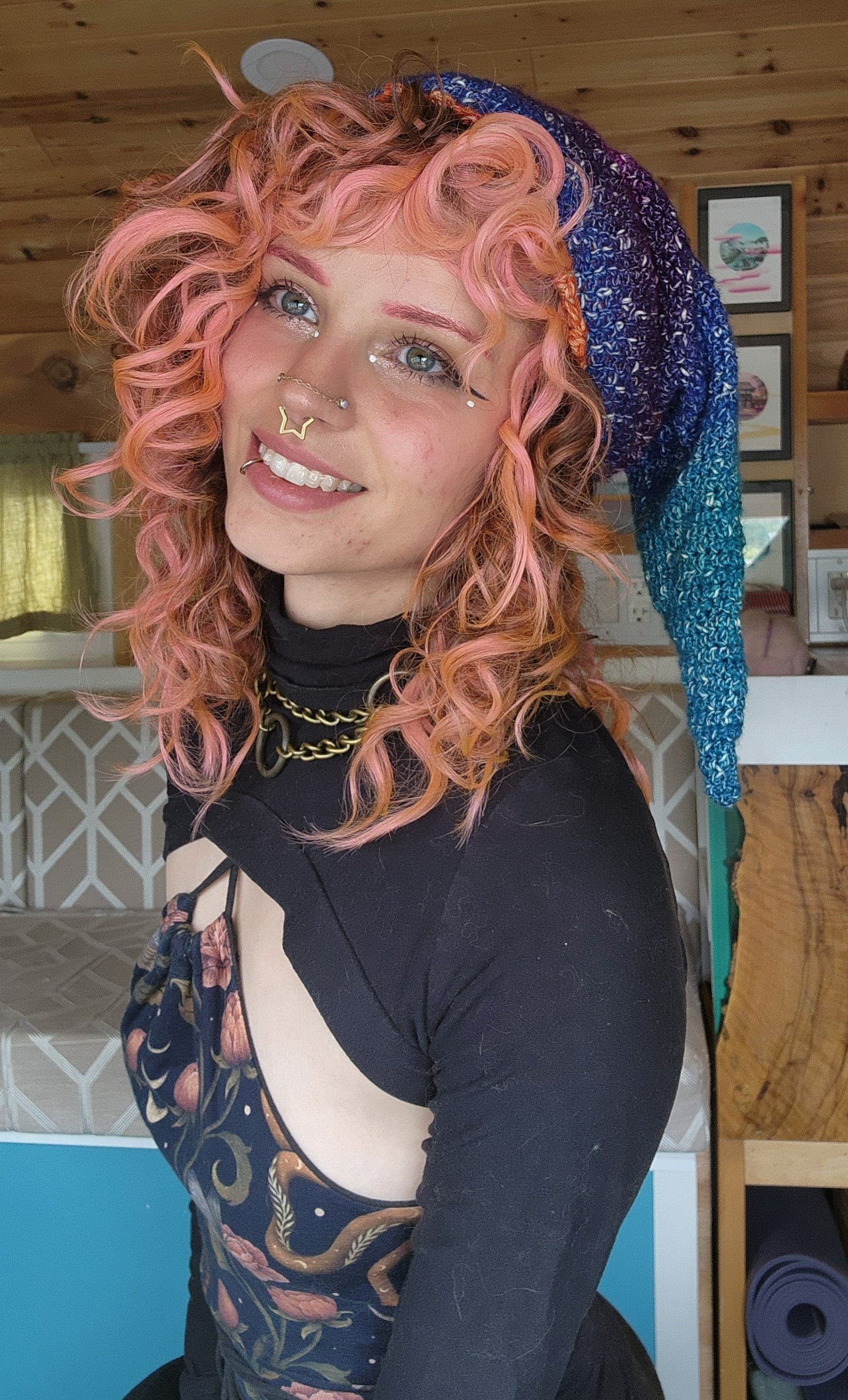 FaeFoolery Cap - Sunset Gradient