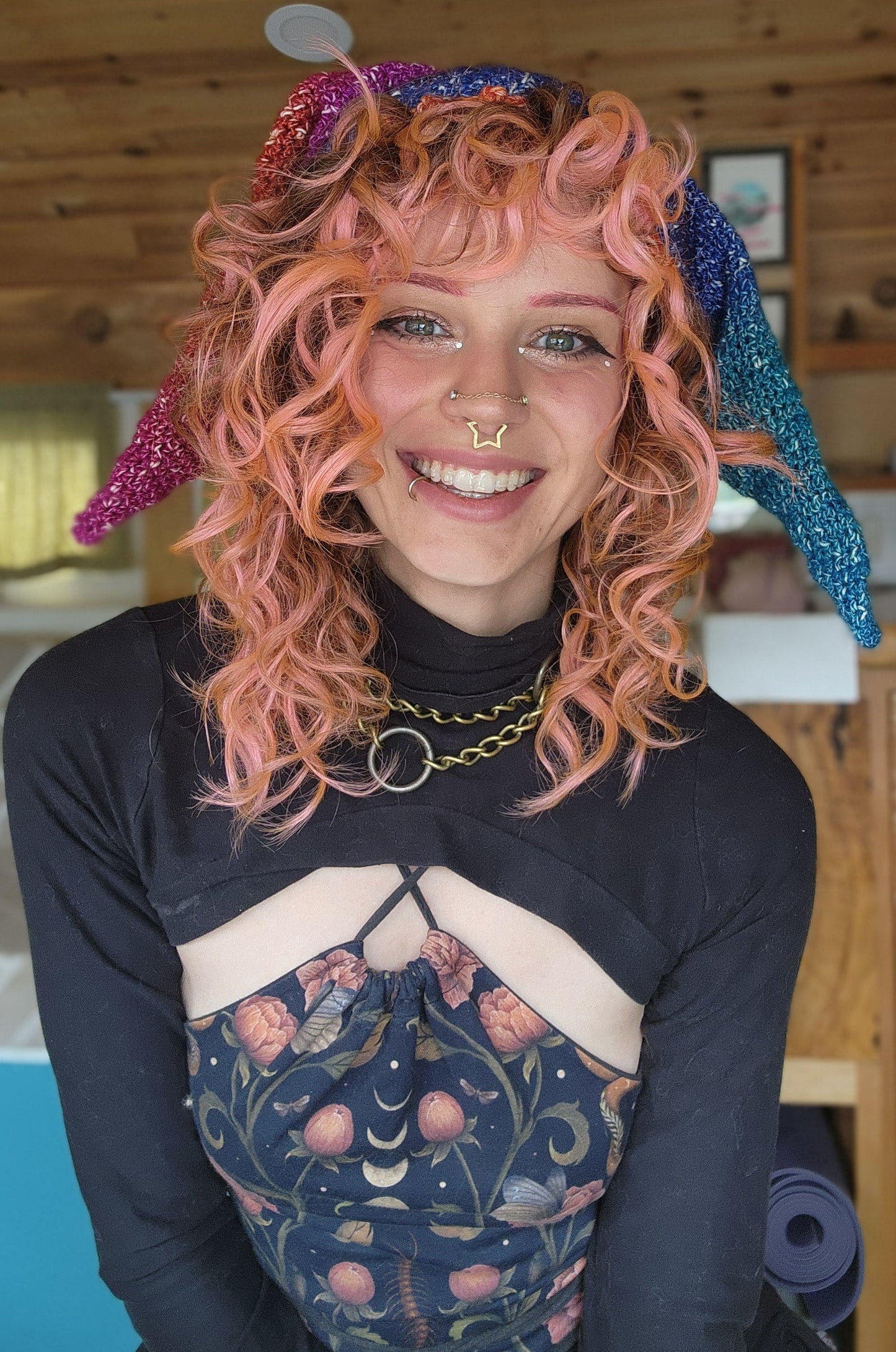 FaeFoolery Cap - Sunset Gradient