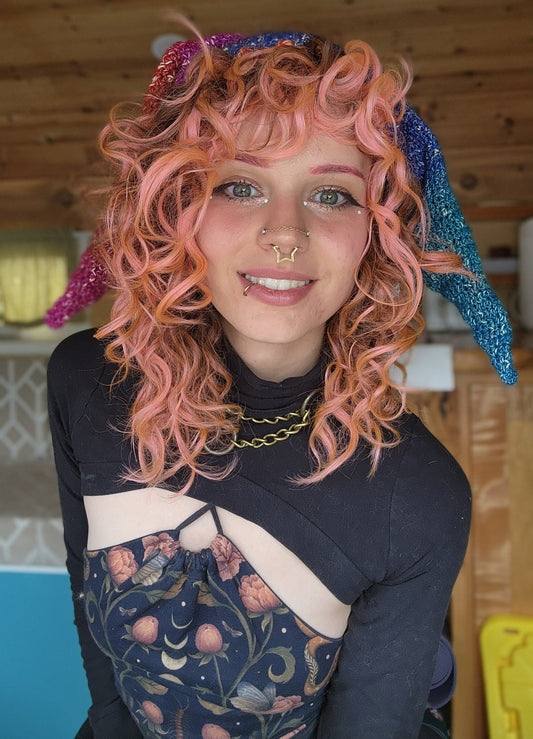 FaeFoolery Cap - Sunset Gradient