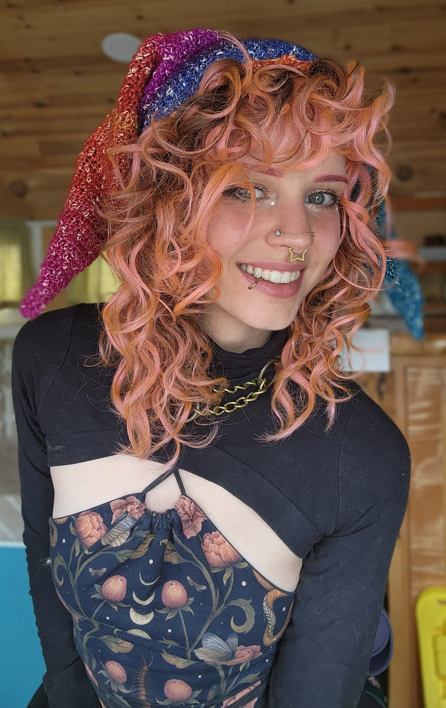 FaeFoolery Cap - Sunset Gradient