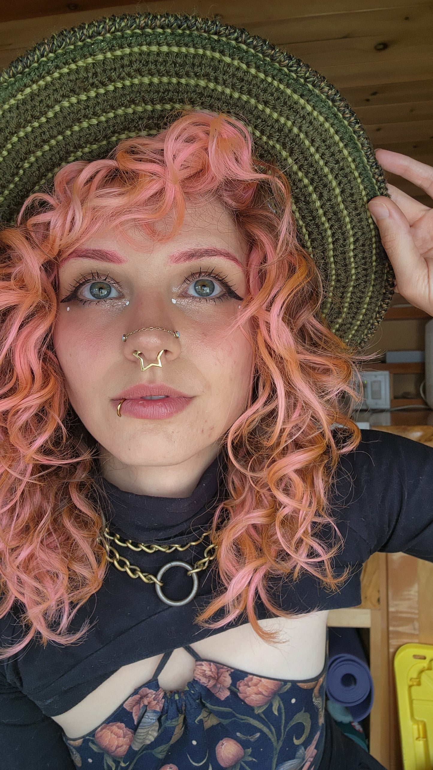 Twisteria Witch Hat - Autumn Patchwork