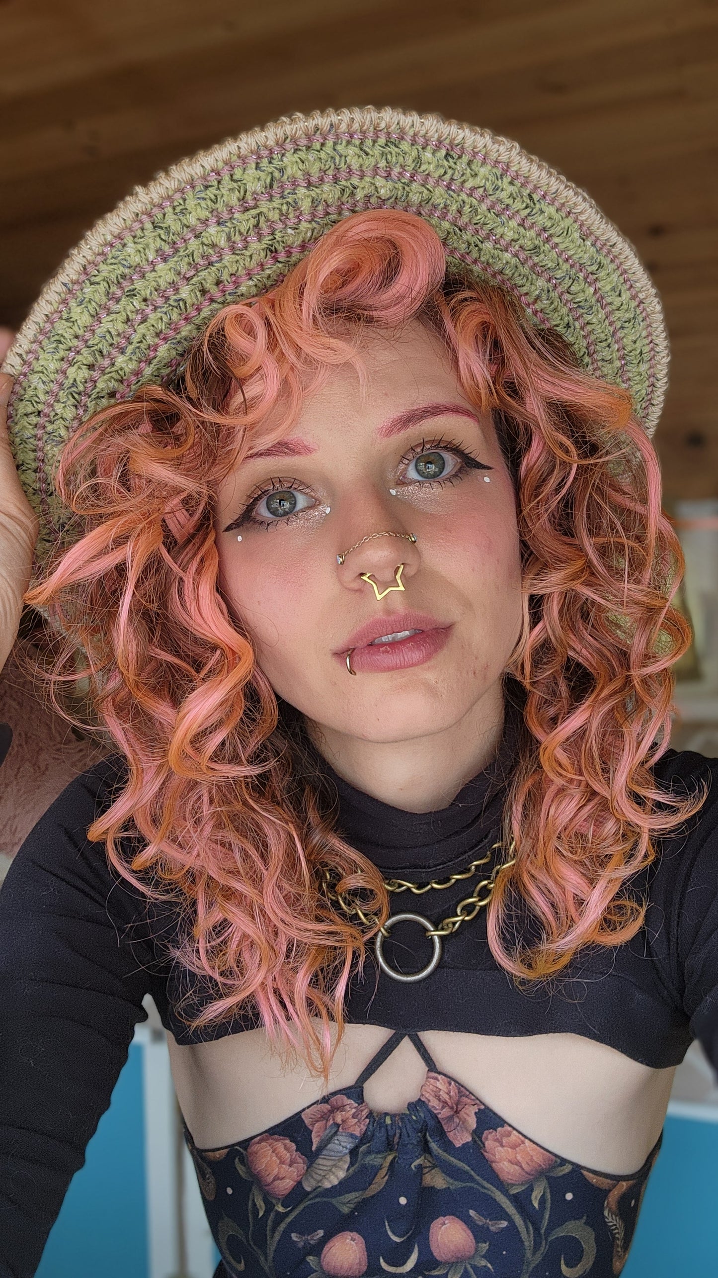 Twisteria Witch Hat - TEF Brand Colors Patchwork
