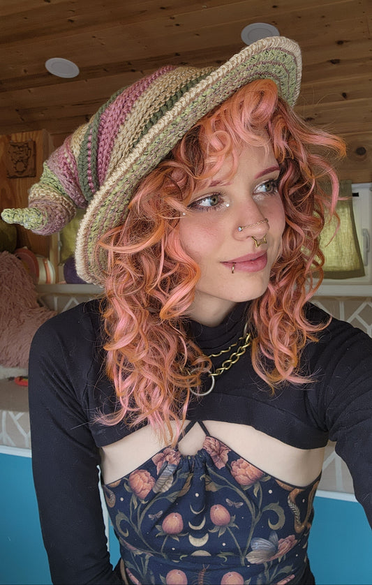 Twisteria Witch Hat - TEF Brand Colors Patchwork