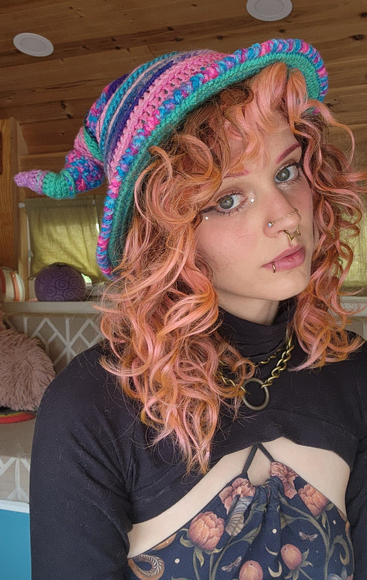 Twisteria Witch Hat - Galaxy Patchwork 1