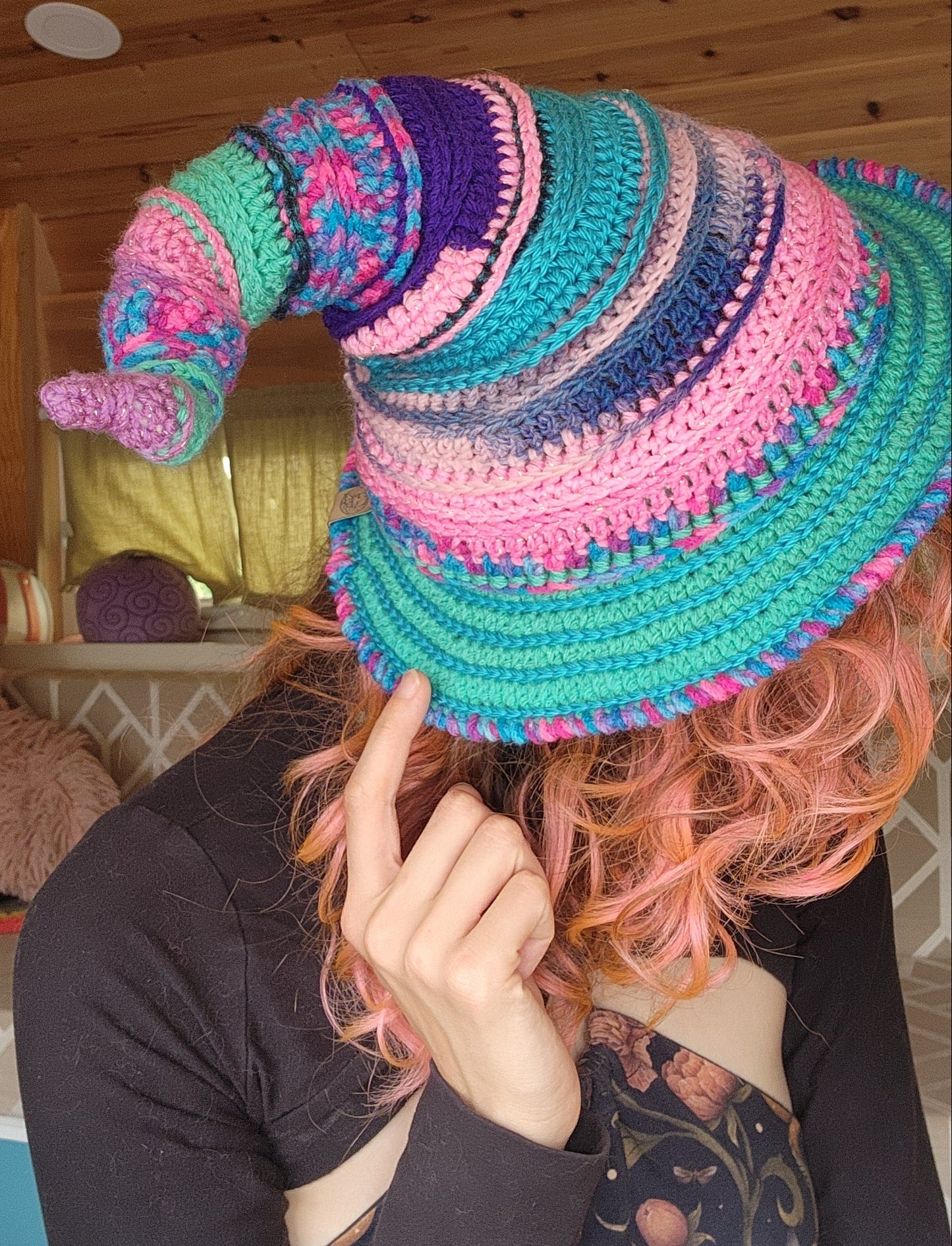 Twisteria Witch Hat - Galaxy Patchwork 1