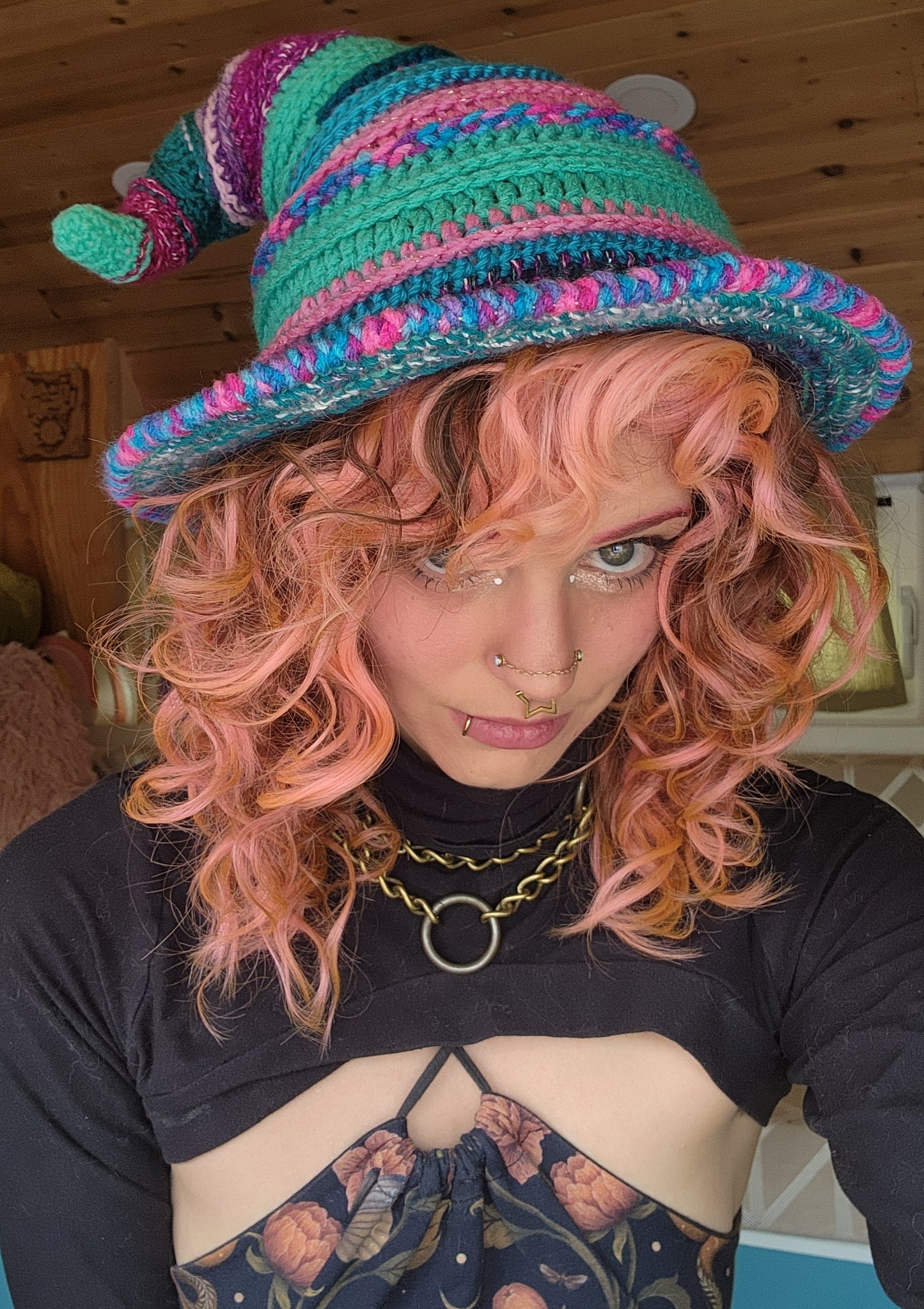 Twisteria Witch Hat - Galaxy Patchwork 2