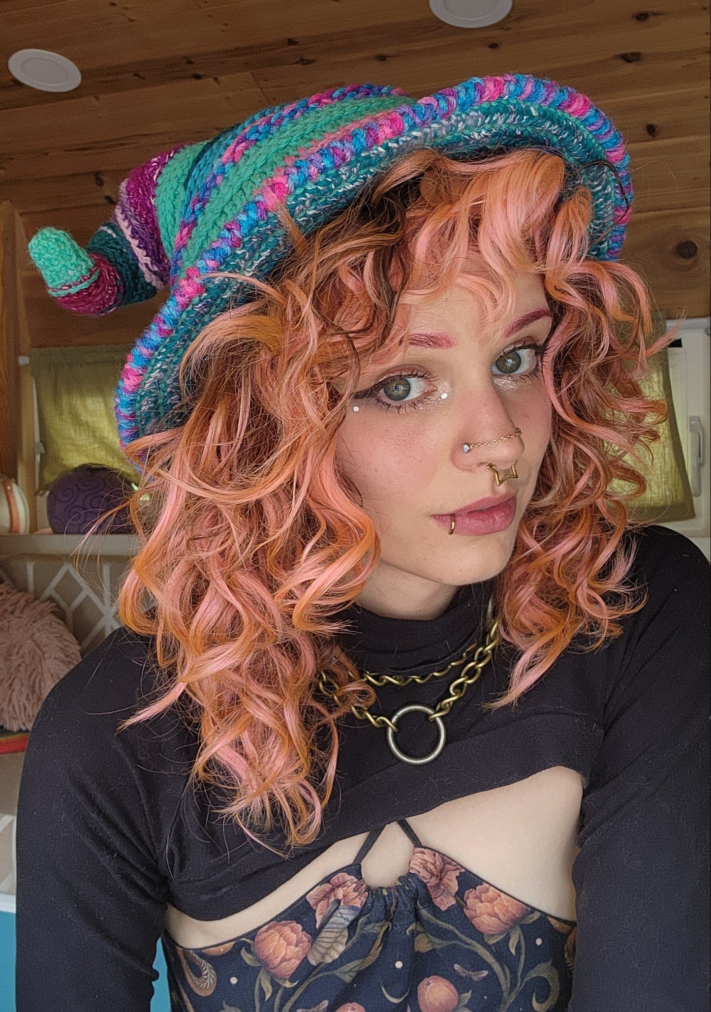 Twisteria Witch Hat - Galaxy Patchwork 2