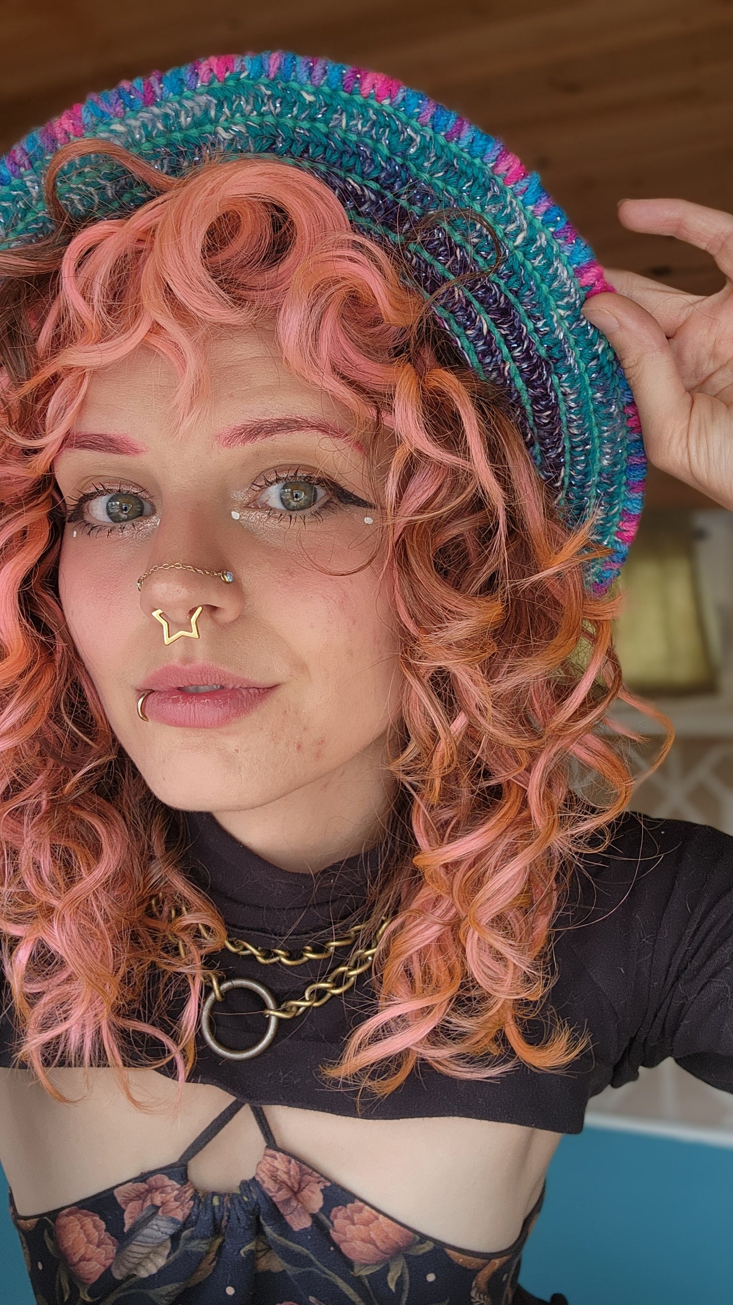 Twisteria Witch Hat - Galaxy Patchwork 2