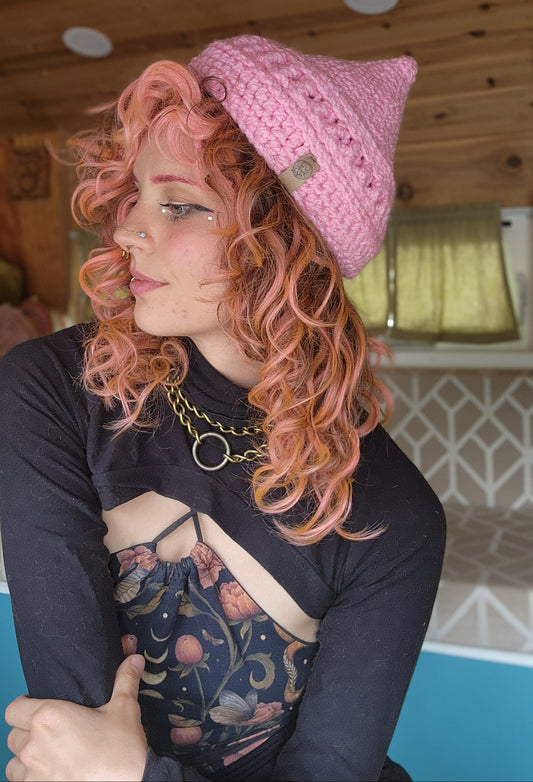Willow Bud Fisherman Beanie - Pink