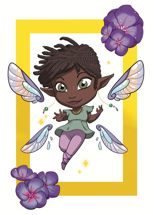 Violet Faerie Print